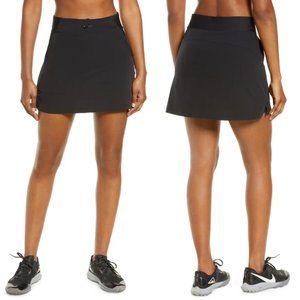 NIKE High Rise Bliss Lux Training SKORT Tennis Skirt Size XS Black NEW $75